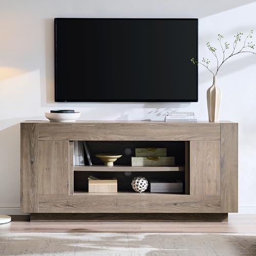 OKD Modern 70" TV Stand, Entertainment Center for TVs Up