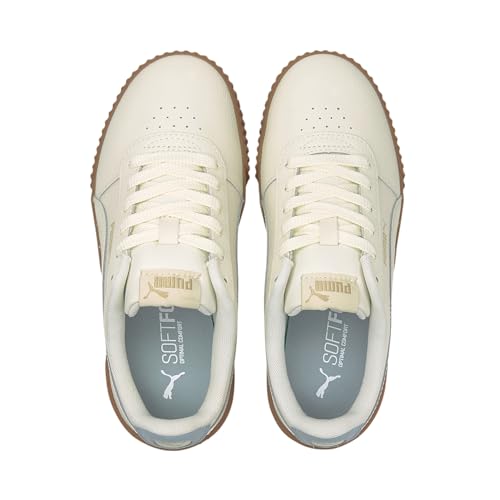 Image of Puma Womens Carina Lux L White- WhiteSneaker