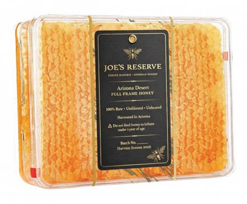 Miel en panal cruda Joe’s Reserve 3 lb sin filtrar miniatura 1