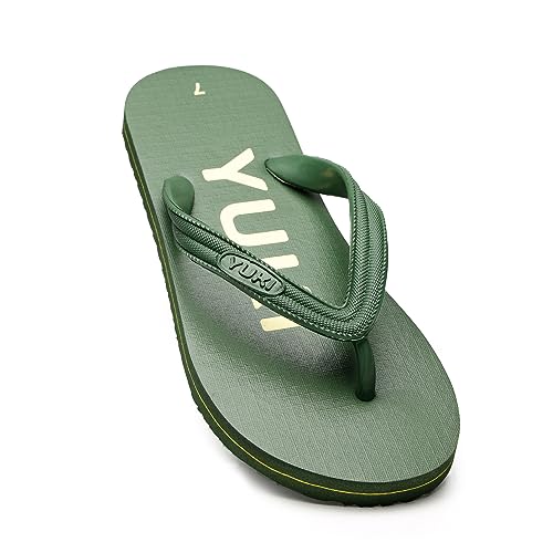 Image of YUKI Unisex Slippers | Hawai Chappal Rubber Flip Flops Slippers, Comfortable & Ultra-Light, Waterproof Non-Slip Thong