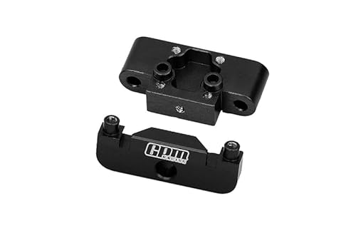 GPM Racing Aluminium 7075 Alloy Front Bulkhead for LOSI 1/24 Micro-B 2WD Buggy RTR-LOS00007 Upgrades - Black