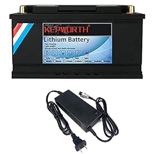 12v 100Ah LifePo4-batterij Tot 7000 diepe cycli met BMS Lithium-ijzerfosfaat voor trollingmotor RV-zonnepanelen Basboten…