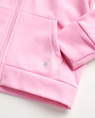 RBX Girls Leggings Set - 3 Piece Fleece Zip Hoodie Sweatshirt, T-Shirt, and Yoga Pants (Size: 4-16)4