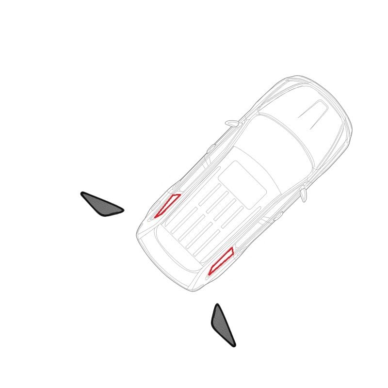 Pare-Soleil Magnétique Nouveau Tiguan Anti Chaleur Vitre Triangulaire