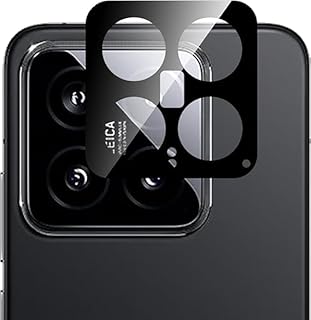 واقي عدسة كاميرا متوافق مع شاومي ريدمي نوت 14 برو، مقاوم للكسر بدرجة عسكرية، بتصميم رفيع للغاية مضاد للخدش ومقاوم للفقاعات وبصمات الأصابع، عبوة من 3 قطع