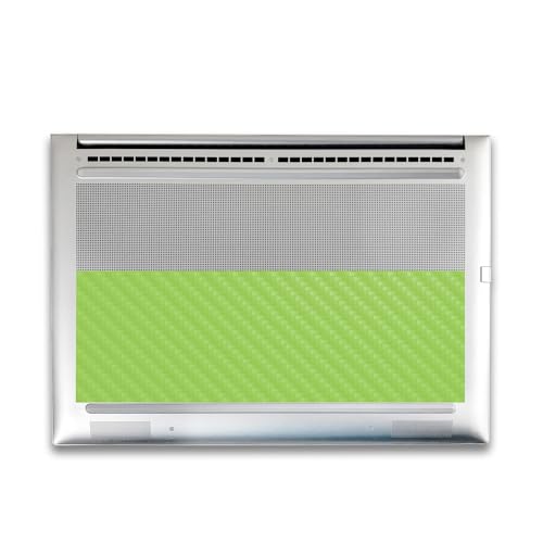 Image of Carbon Fiber Gaming Skin Compatible with HP Envy x360 16 inch (2023) - Solid Lime Green - Premium 3M Vinyl Protective Wrap Decal Cover - Easy to Apply | Crafted in The USA by MightySkins