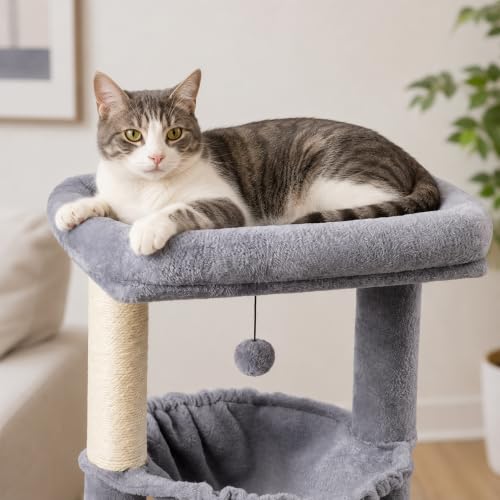 Árbol para gato multi-niveles para interior miniatura 3