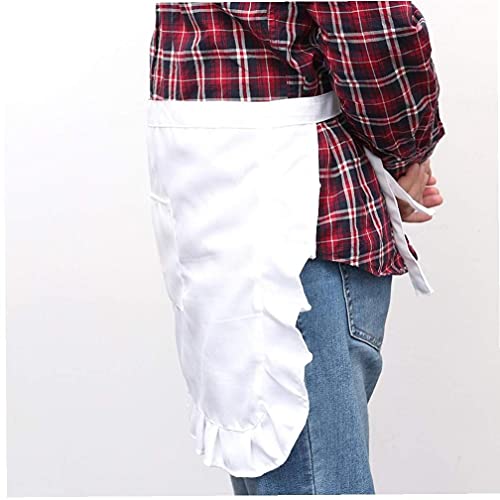 Onsinic 1 stuk tailleschort halve lengte serveerster schort ober overall kookschorten voor mannen vrouwen thuis keuken… - Afbeelding 4