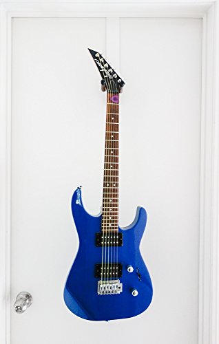doorjamz Colgador de guitarra para colgar sobre la puerta, color blanco