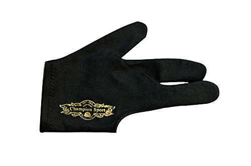 Champion Sport Black Right Hand Billiards Gloves For Pool Cues - Wear On The Right Hand, Buy Three Get One Free #TOP22