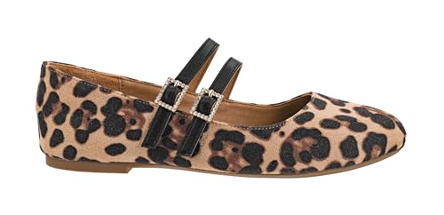 Corkys Footwear Hey Girl Own It Ballet Flats, With Two Dainty Straps, Two Rhinestone Adjustable Buckles, And Lightly Cushioned Insoles For All Day Wear2