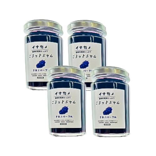 センドイット イナカノ ごろっとジャム ナガノパープル 140g×4本セット[信州中野]