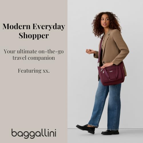 Modern Everyday Shopper Tote - 15.3" x11.6” Tote Bag for Women - Lightweight Work Travel Carry On Bag by Baggallini - Used condition - Image 2