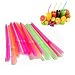 Perfect Stix Neon Flex 10 unwrapped-125ct Straws, 9" (Pack of 125)