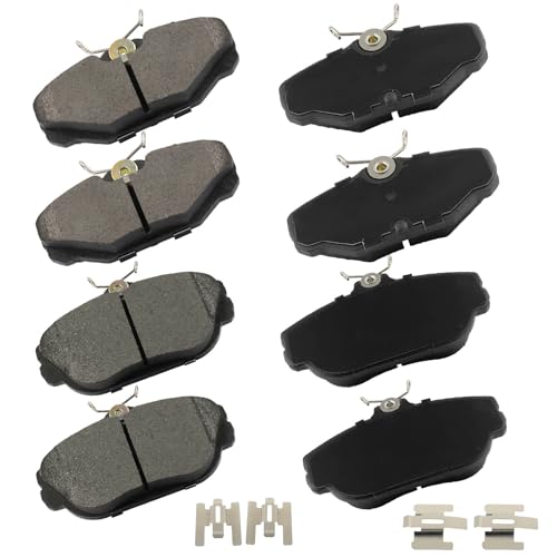 Image of cciyu D601 & D610 Front Metal Rear Ceramic Disc Brake Pads Kit For Ford For Taurus 1994-2000,For Lincoln For Continental 1993-1994,For Mercury For Sable 1994-2000