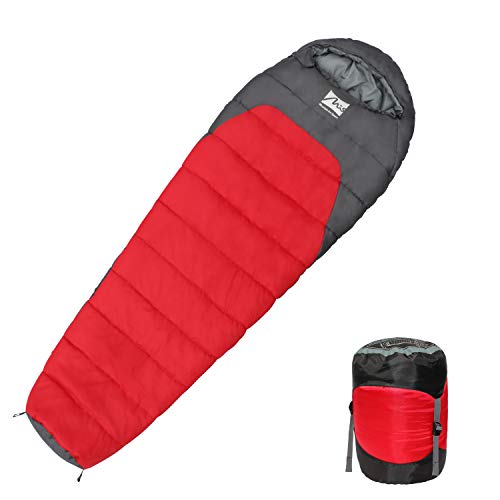 MIS MOUNTAIN INN SPORTS Mummy Sleeping Bag 4 Four Season Lightweight Compact Sack
