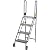 Tri-Arc KDMF104166 4-Step Mobile/Folding Steel Step Stand