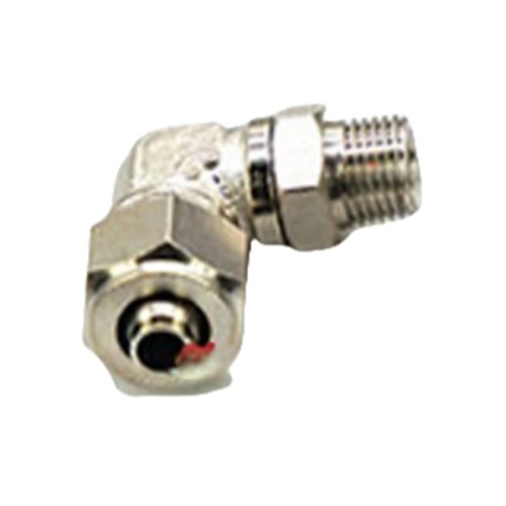 Pipe Hose Connector Pneumatic Connector Elbow Quick Thread Fitting, Male BSP Hose Tightening 1 piece(PL8-01)