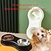 APGLSXY Non-Slip Base Pet Dog Cat Bowls Stainless Steel Slow Feeding Feeder Water Bowl for Feeding Kitten Indoor Food Dish