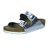 Produktbild Birkenstock Classic Damen Arizona Leder Softfootbed Pantoletten, Silber (Metallic Silver), 40 EU