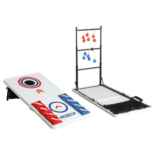Lifetime Heavy Duty Cornhole, Ladder...