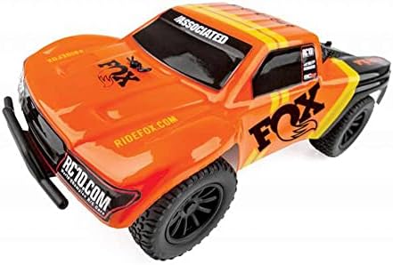 Team Associated 20157 SC28 Fox Factory Edition Micro Short Course Truck Ready to Run Kit, 1/28 Scale, 2WD