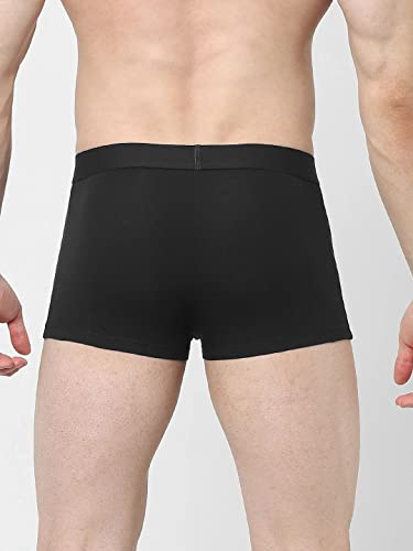 Image of dockstreet Ultra Soft, 100% Cotton Smooth Boxer Brief Comfortable Stretchable /Soft Fabric Brief Trunk Styled Underwear for Men