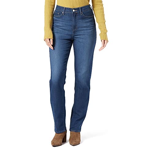 Signature by Levi Strauss & Co. Gold Women’s High-Rise Straight (Standard and Plus)