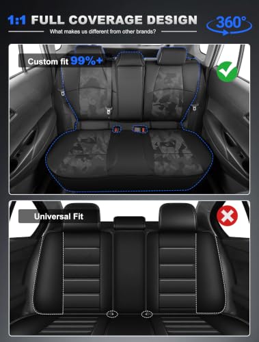 Image of AOMSAZTO Camo Seat Covers for Toyota Corolla Cross 2022-2026 Full Set
