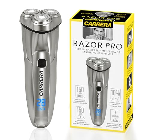CARRERA Herrenrasierer [HAUTSCHONEND] elektrischer Rasierer -...