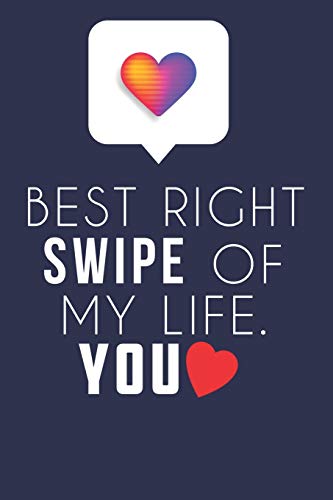 Best Right Swipe Of My life You: Boyfriend Valentine's Day Gift, Online Dating Valentine Gift, Relationship Anniversary Present For Him & Her.