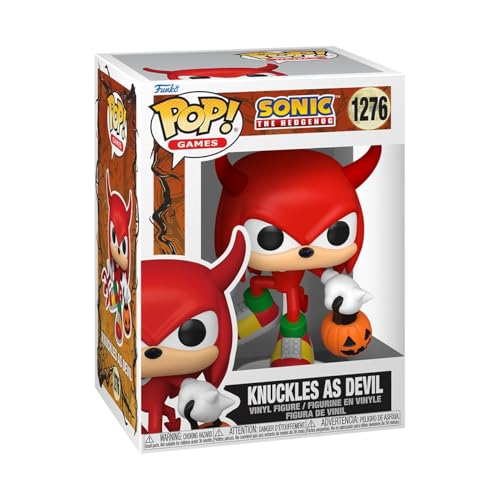 Funko Pop! Games: Sonic The Hedgehog - Devil Knuckles The Echidna- Figura in Vinile da Collezione - Idea Regalo - Merchandising Ufficiale - Giocattoli per Bambini e Adulti - Video Games Fans