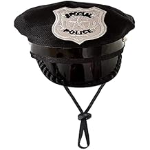 Soochat Pet Police Hat Dog Cat Police Hat Pet Dress Up Accessories for Halloween Christmas Cosplay Role Play Party Photo Props