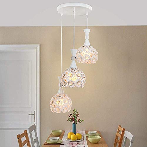 Lampe 20 cm 30 cm 3 sources de lumière LED pour lustre de bureau et chambre