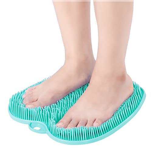 HONYIN Foot Scrubber for Use in Shower,XL Size Larger Shower Foot Scrubber Mat with Non-Slip Suction Cups- Cleans, Exfoliates & Massages Your Feet, Improve Circulation & Soothe Achy Feet
