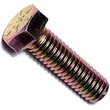 Hard-to-Find Fastener Grade 8 Hex Cap Coarse Large Bolts, Bulk Pack, Steel Hex Bolts for Construction, Home Improvement, 3/8-16 x 1-1/4, Pack of 50