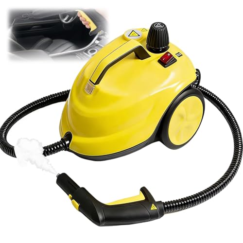 LTzygmion Lavadora de Vapor portátil de 2000 W, Equipo de Vapor de Alta presión de 2 L, Capacidad, presión de Vapor de 5 kg, Acero Inoxidable 304 para el hogar, Cocina, baño, Coche.