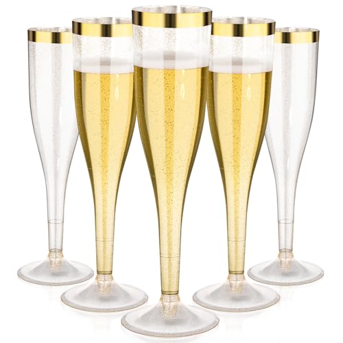 Goodluck 36-Pack Gold Glitter Flutes