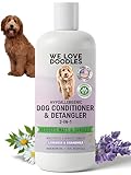Dog Conditioner & Detangler, 2-in-1 Conditioner for Allergies & Itching, Made in...
