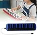32 Key Melodica, Blue Beginner Wind Instrument with Carrying Bag F32s