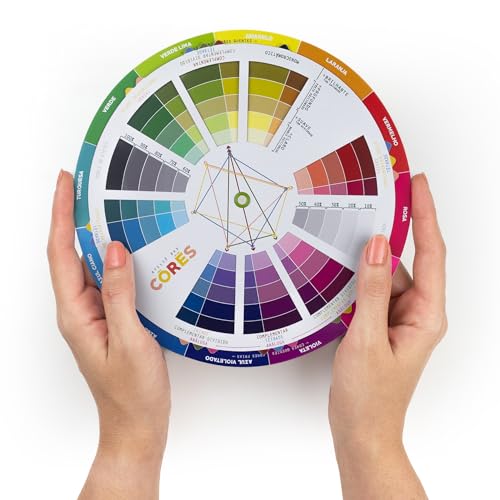 Círculo Cromático Disco de cor 18cm