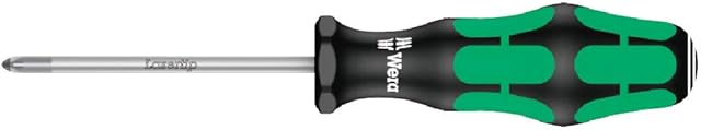 Wera 355 PZ Kraftform Lasertip screwdriver, Pozidriv PZ 2 x 200 mm, 05009317001