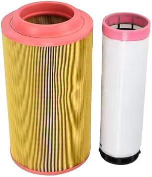 16138004 Air Filter Kit 1613800400 Compatible with Atlas Copco E-Air H 185 VSD, E-Air H 250 VSD, GA 90 C, GA 90 C/VSD, QAS 125, QAS 150, QAS 150 FPT S5, QAS 150 S5, QAS+ 160