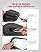 KEMIMOTO Side Mirror Compatible with Can Am Maverick Sport Trail Commander 2018-2025, Adjustable Folding Break Away Rear View Mirror OEM Replacement 715003639