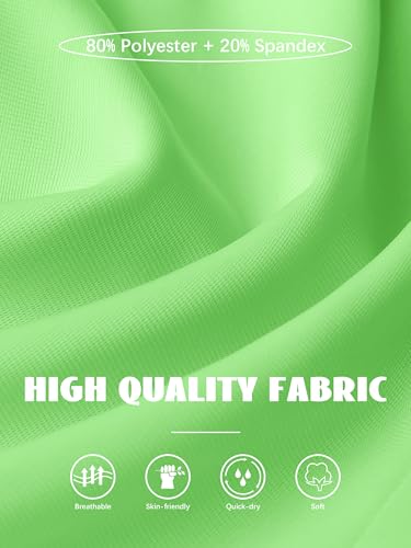 Image of Aikuco 4 Packs Girls Athletic Shorts Toddler Soccer Running Active Dolphin Dry-Fit Kids Gym Workout Performance Shorts