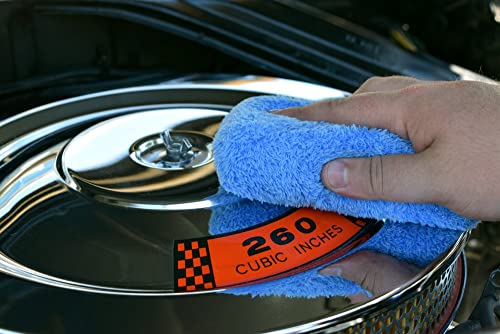 The Rag Company - Ultra Premium Korean Eagle Microfiber Detailing Applicator Sponge - Versatile Detailing Tool, Extra Absorbent, Able To Withstand Numerous Uses, 3In X 5In, Blue (2-Pack) #TOP3