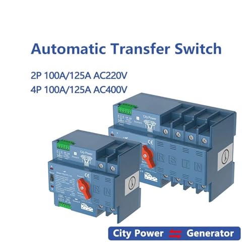 Interruptor de transferencia automatica 125A para solucionar apagones 2
