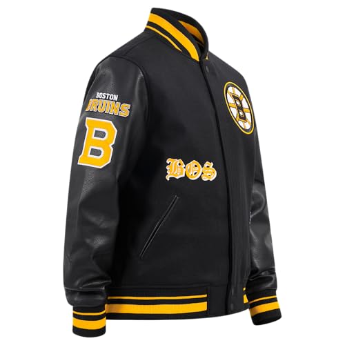 Image of Pro Standard Mens NHL Old English Varsity Jacket