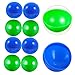 Milisten Game Balls Props 50pcs Seamless Plastic Raffle Balls for Bar Games Party Supplies