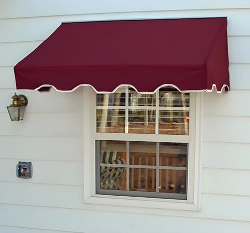 Easyawn Sunbrella Canvas Burgundy Awning